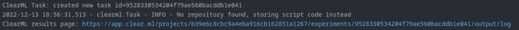 Training configuration in code