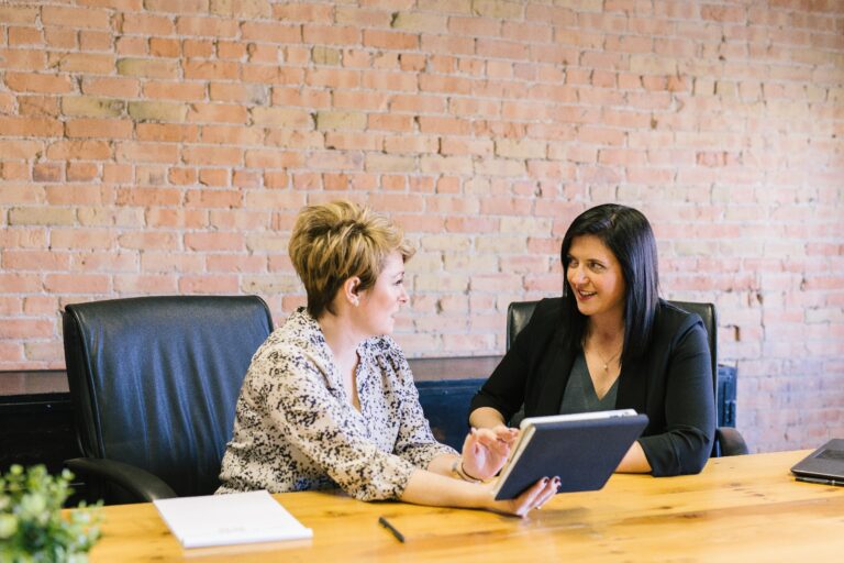 Two CISOs discussing business matters
